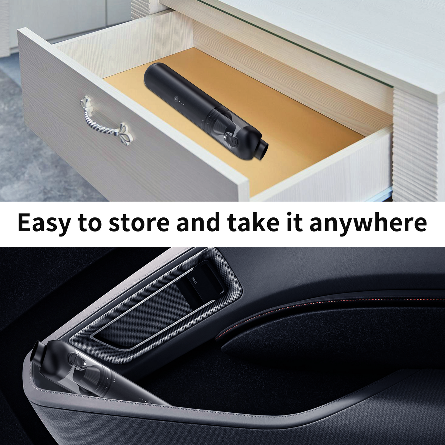 Portable Wireless Car Vacuum Cleaner Super Strong Suction Handheld Vacuum Cleane