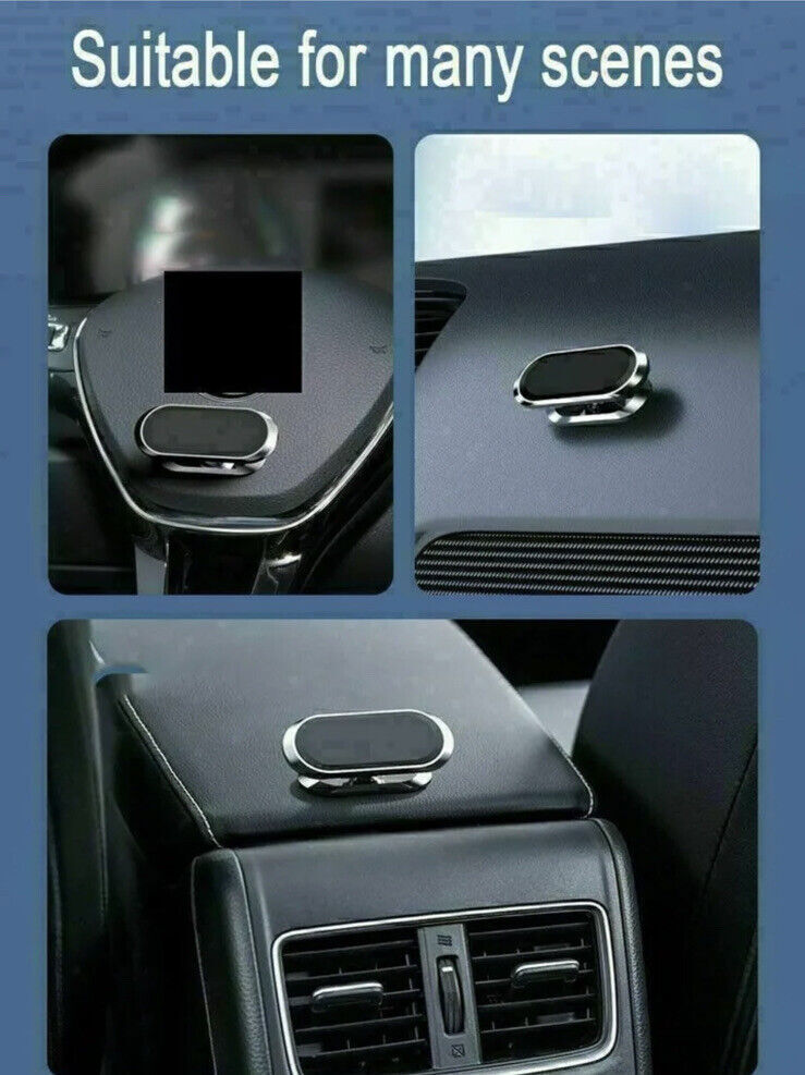 Magnetic Car Mobile Phone Holder Dashboard Mount Rotating Universal For iPhone