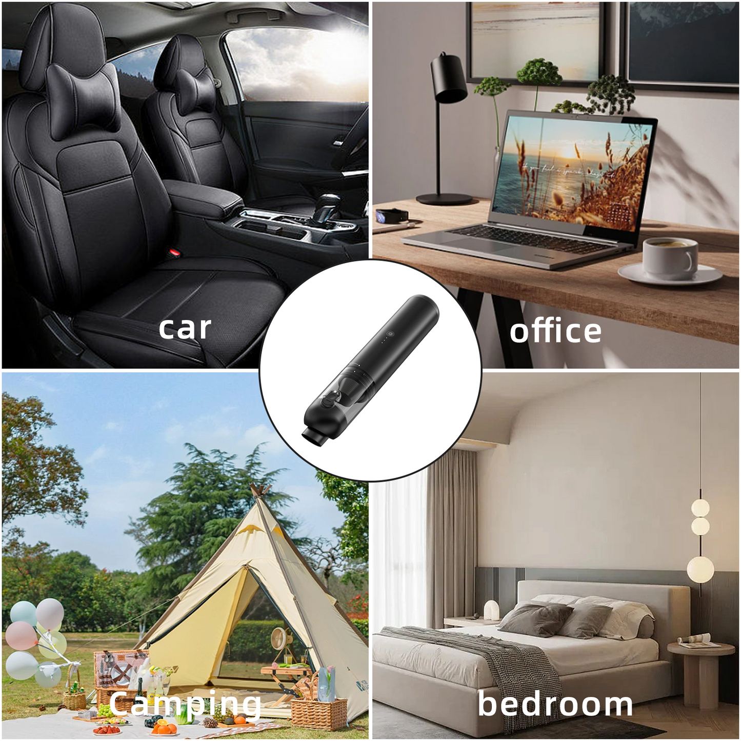 Portable Wireless Car Vacuum Cleaner Super Strong Suction Handheld Vacuum Cleane
