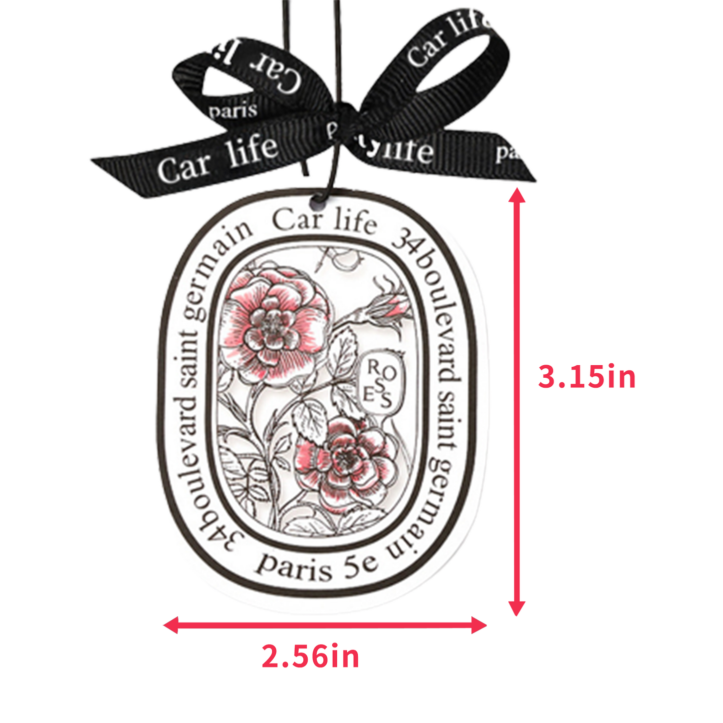 Hanging Perfume Paper Flower Car Air Freshener