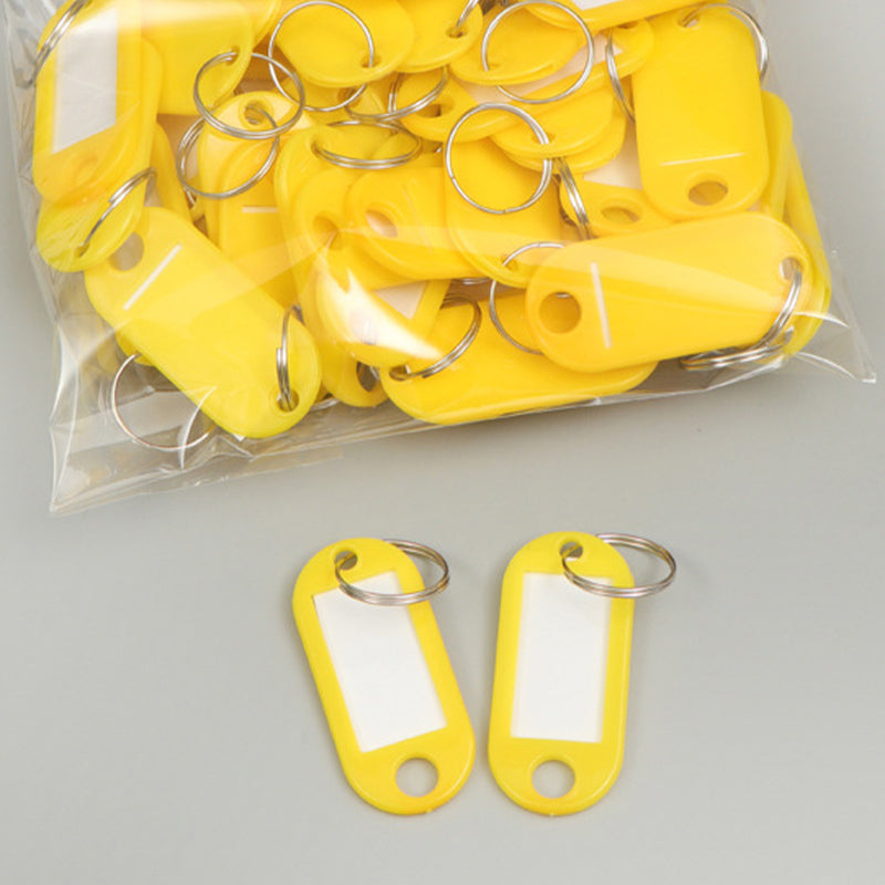 Wholesale Hotel Plastic Car Key Tag With Ring