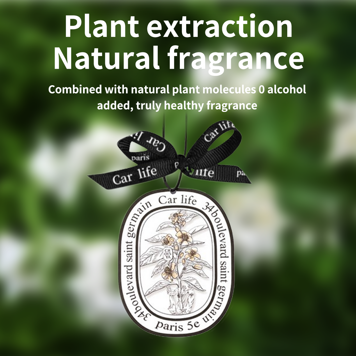 Hanging Perfume Paper Flower Car Air Freshener