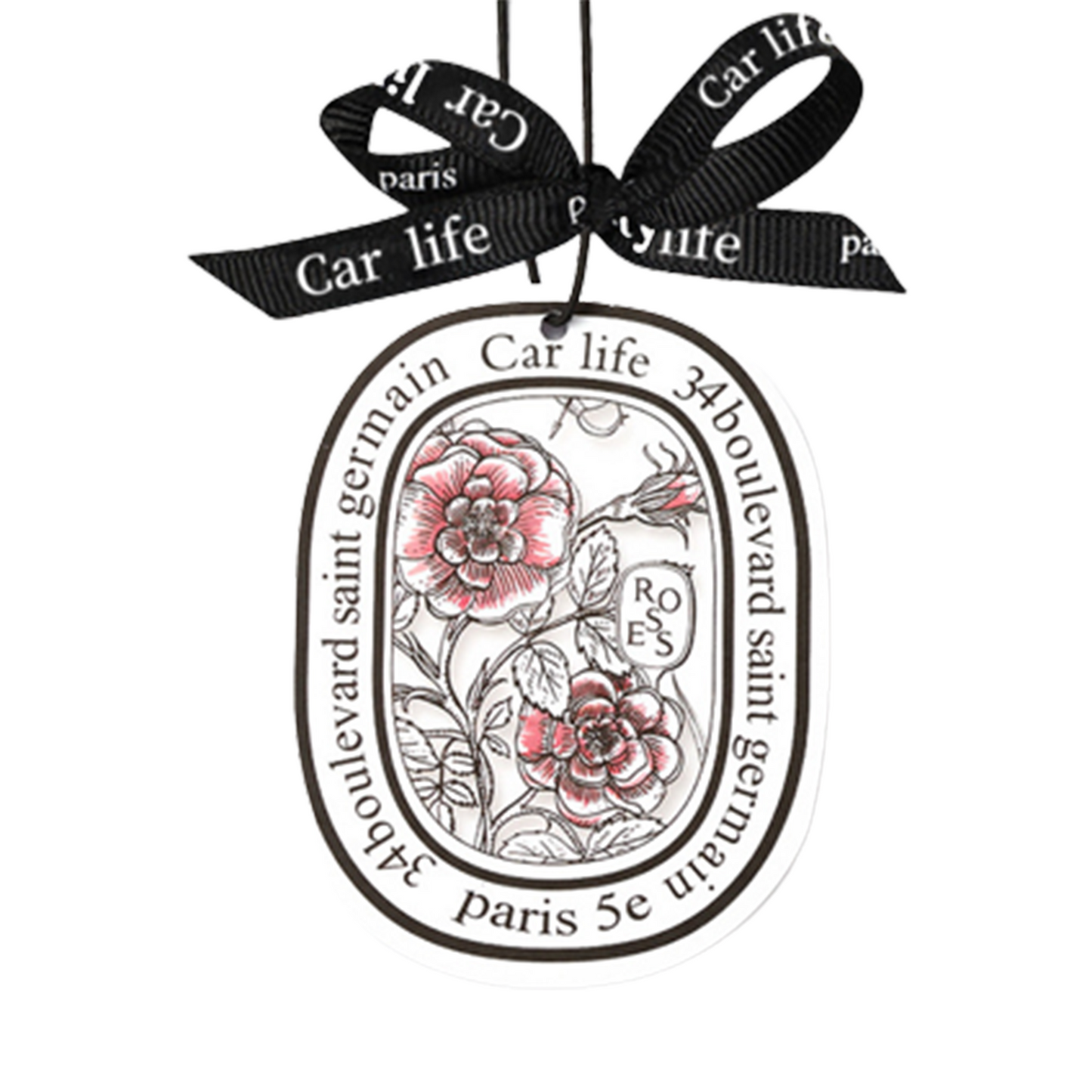 Hanging Perfume Paper Flower Car Air Freshener