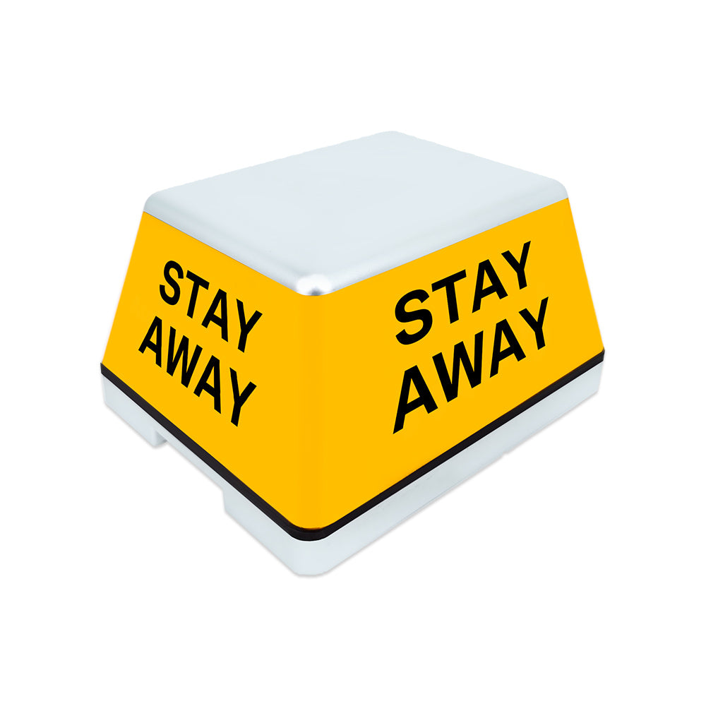 Danger High Voltage Warning Sign Magnetic Car Top Hat