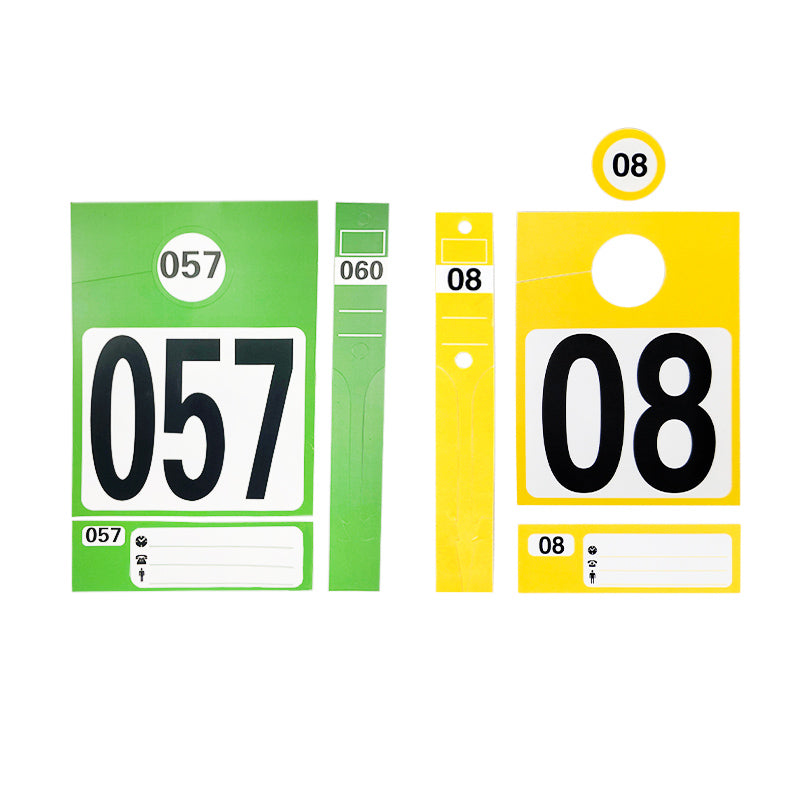Custom Combination Car Dealer Plastic Key Tag